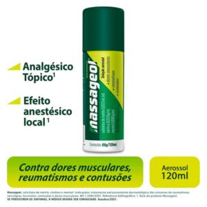 Massageol Aerosol Com 120ml Neo Quimica