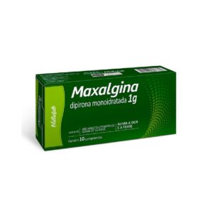 Maxalgina Dipirona 1g Com 10 Comprimidos Natulab