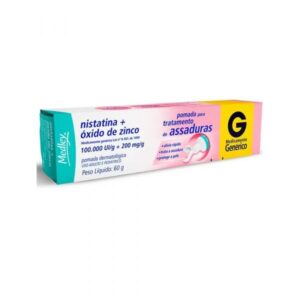 15363717402-945936812d00113a7c074dbc8c1c6a32-1.jpg Nistatina Com Óxido de Zinco Pomada Com 60g Sanofi Medley Genéricos