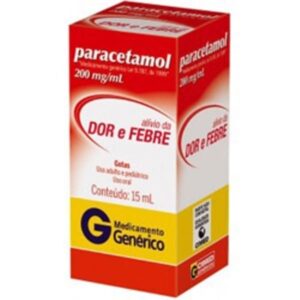 Paracetamol 200mg/ml Solução Oral Gotas Com 15ml Cimed Genéricos