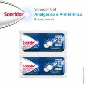 Sonridor Caf 500mg + 65mg Com 4 Comprimidos Efervescentes Glaxosmithkline
