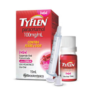 Tyflen Bebê 100mg/ml Suspensão Oral Gotas Com 15ml Brasterápica