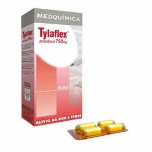Tylaflex 750mg Com 200 Comprimidos Medquimica