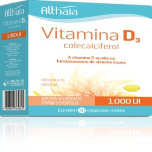 Vitamina D3 1000ui Com 30 Cápsulas Mole Althaia