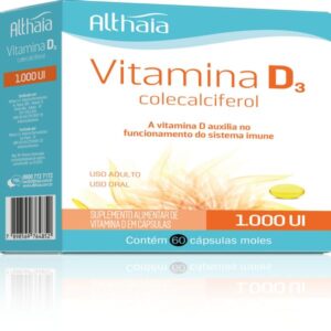 Vitamina D3 1000ui Com 60 Cápsulas Mole Althaia