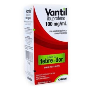 Vantil Ibuprofeno 100mg/ml Gotas Com 20ml Cimed