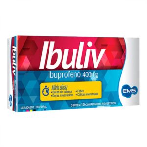Ibuliv 400mg Com 10 ComprimidosEms s/a