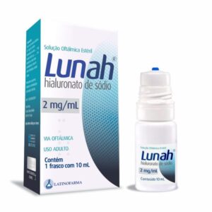 Lunah 2mg/ml Solução Oftalmica Gotas Com 10ml Cristália