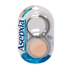 Pó Compacto Asepxia Maquiagem Antiacne Claro Com 10g