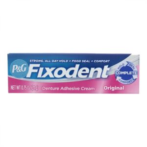 Fixador de Dentadura Fixodent Original Creme Com 21g