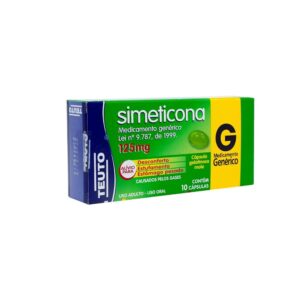 Simeticona 125mg Com 10 Cápsulas Teuto Genéricos