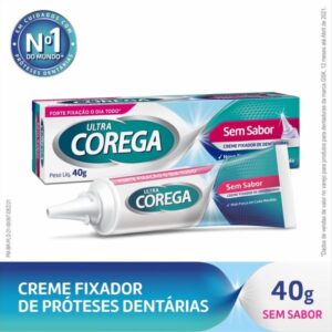 Creme Fixador de Dentadura Ultra Corega Sem Sabor Com 40g