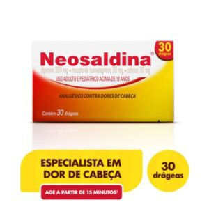 Neosaldina Com 30 Drágeas Takeda