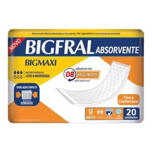 Absorvente Geriátrico Bigmaxi Super Com 20 Unidades