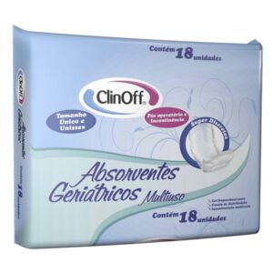 Absorvente Geriátrico Clinoff Com 18 Unidades