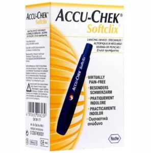 Accu-Chek Softclix Lancetador Kit Caneta + 25 Lancetas