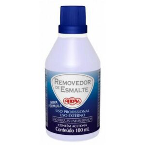 Acetona Removedor de Esmalte ADV Tampa Azul Com 100ml