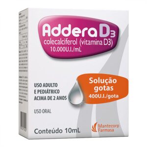 Addera D3 10000ui/ml Solução Oral Gotas Com 10ml Cosmed