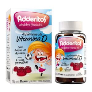 Adderitos D3 Com 30 Gomas Farmasa