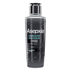 Água Micelar Facial Asepxia Carvão Detox Oil Free Com 200ml