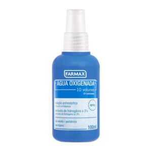 Agua Oxigenada 10 Volumes Spray Com 100ml Farmax