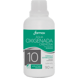 Agua Oxigenada Cremosa 10 Volumes Farmax Com 90ml