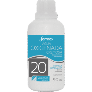 Agua Oxigenada Cremosa 20 Volumes Farmax Com 90ml
