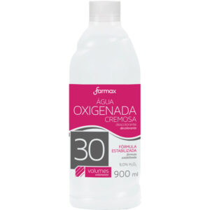 Água Oxigenada Cremosa 30 Volumes Farmax Com 900ml