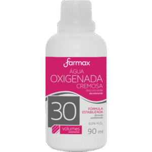 Agua Oxigenada Cremosa 30 Volumes Farmax Com 90ml