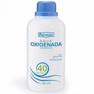 15366319162-7896902204508.jpg Água Oxigenada Farmax 40 Volumes Com 90ml
