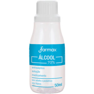 Álcool 70% Farmax Antisséptico Com 50ml