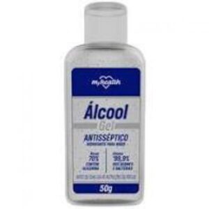 Alcool Gel 70% Antisseptico My Health Cristal Com 50g