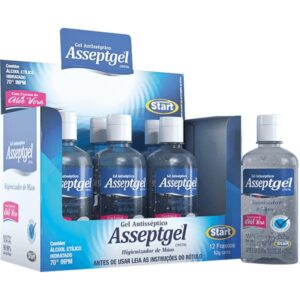 Alcool Gel Asseptgel Cristal Com 52g