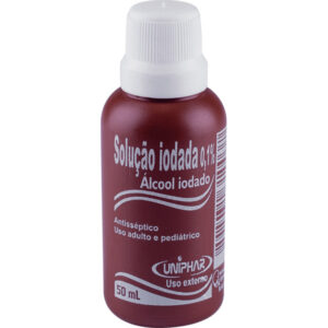 Álcool Iodado 0,1% Com 100ml Uniphar