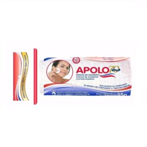 Algodao em Discos Facial Apolo Com 35g