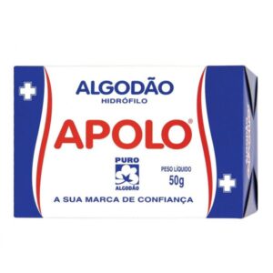 Algodão Hidrófilo Apolo Com 50g