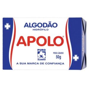 Algodao Hidrofilo Apolo Com 50g