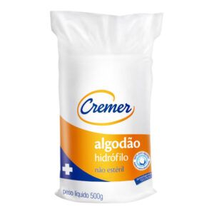 Algodao Hidrófilo Cremer Rolo Com 500g