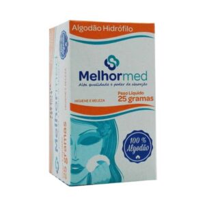 Algodao Hidrofilo Melhormed Dengo Com 25g