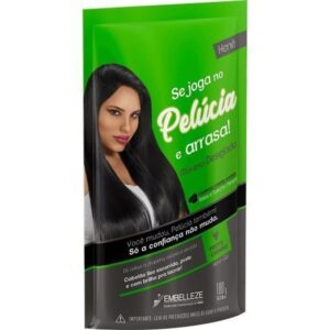 Alisante Henê Pelúcia Preto Carvão Com 180g
