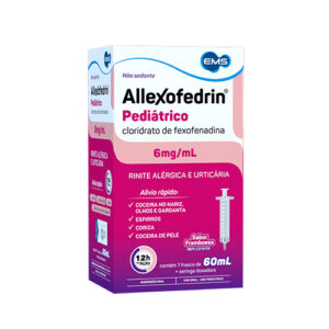 Allexofedrin Pediátrico 6mg/ml Suspensão Oral Com 60ml Ems Genéricos