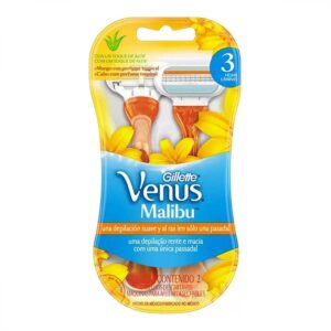 Aparelho de Depilação Gillette Venus Malibu Com 2 Unidades