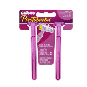 Aparelho de Depilar Gillette Prestobarba Com 2 Unidades