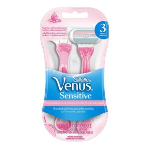 Aparelho de Depilar Gillette Vênus Sensitive Com 2 Unidades