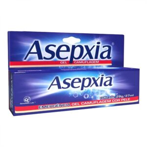 Asepxia Gel Camuflagem Cor da Pele Com 28g