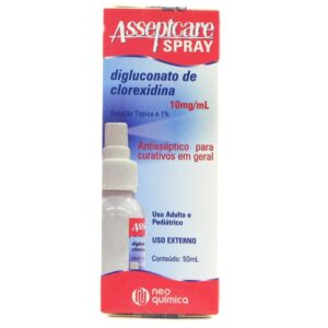 Asseptcare Antisséptico Spray 10mg/ml Com 50ml Neo Química