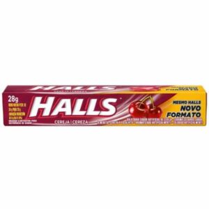 Bala Halls Sabor Cereja Com 28g