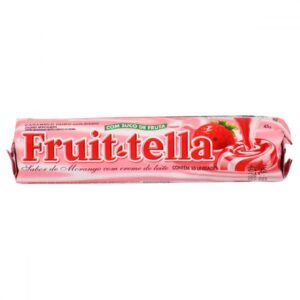 Bala Mastigável Fruit-tella Morango Vitamina C Com 40g