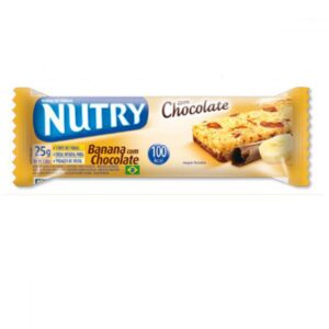 Barra de Cereal Nutry Banana e Chocolate Com 22g
