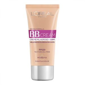 15366321509-7899706149600.jpg Base BB Cream Loréal Paris 5 em 1 FPS 20 Cor Escura Com 30ml